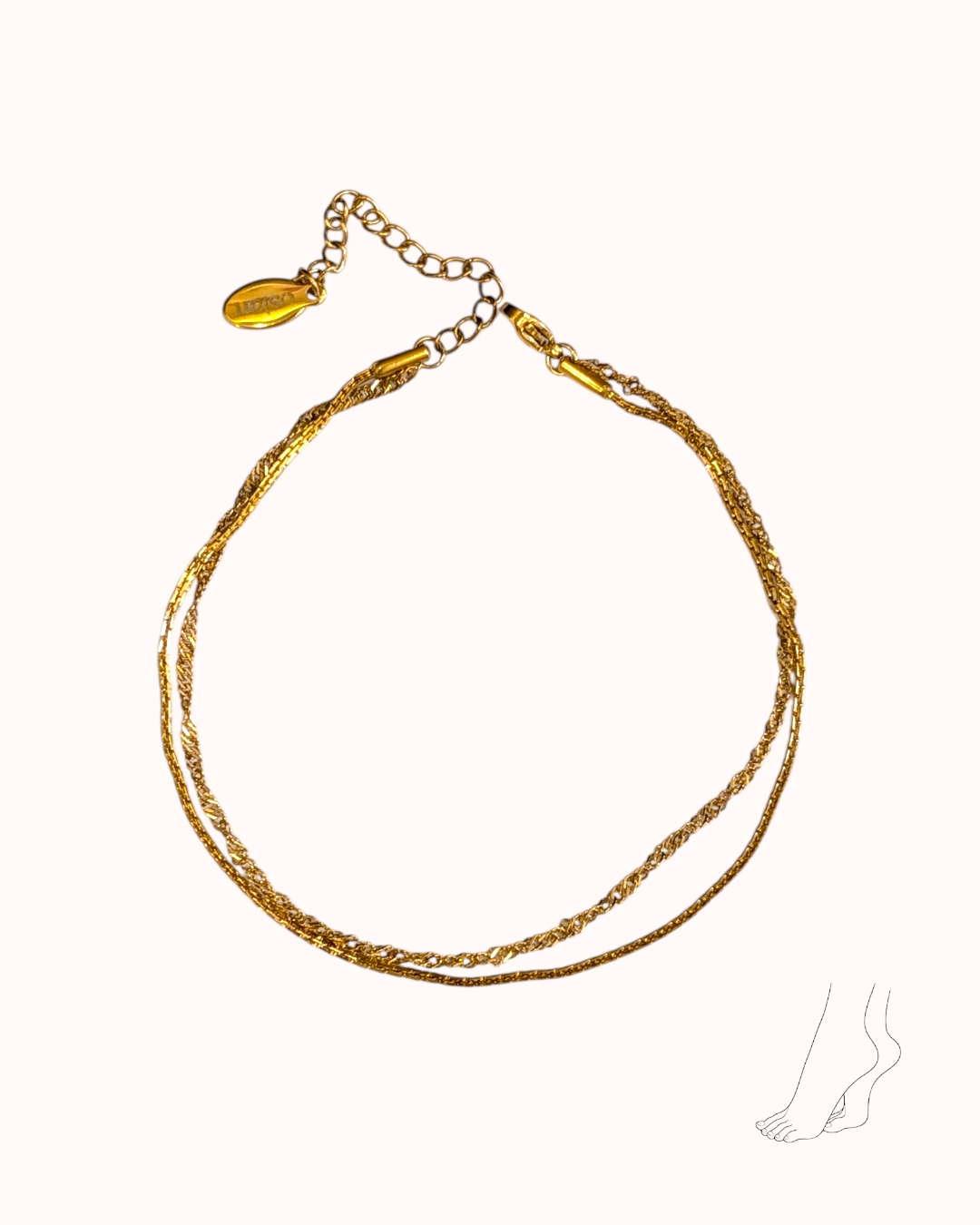 PXL_20260713_112148913-Photoroom Kareta Duo Anklet - Image 1