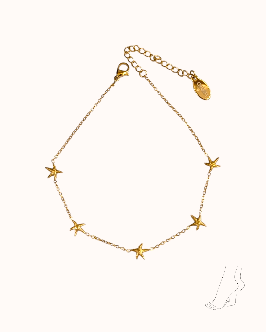 PXL_20260713_112215812-Photoroom Starfish Anklet - Image 1