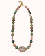 Moss Cream Semiprecious